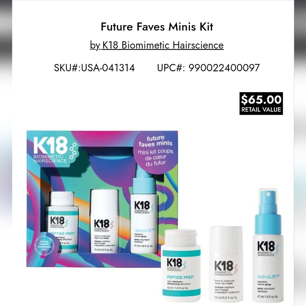 K18 Future Faves Minis Kit- NOT OFFERED IN STORES- SPECIAL DEAL